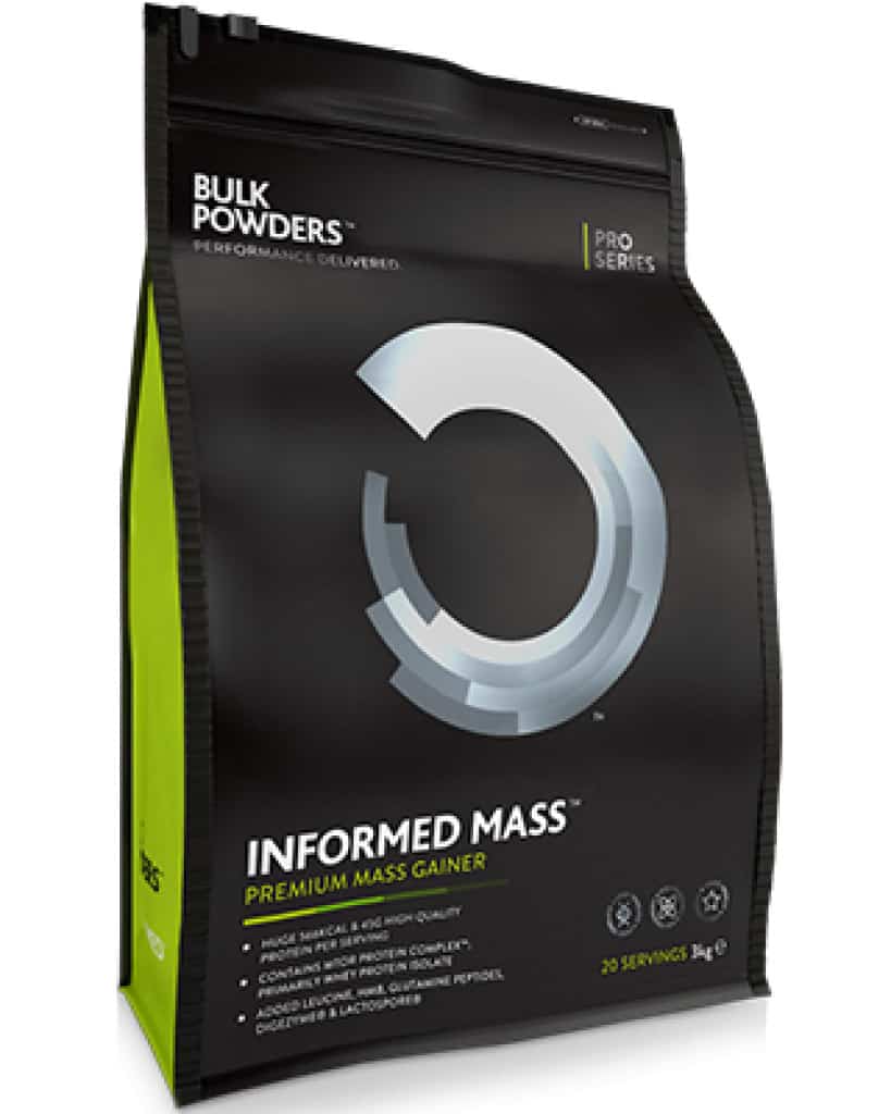 Bulk Powders Informed Mass