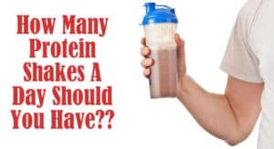 how many protein shakes a day