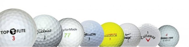 golf balls banner