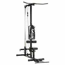 Mirafit Multi Gym Lat Pull Down Machine - For Back, Arm and Ab Exercises