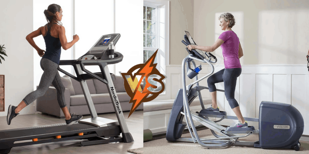 Cross trainers versus treadmills