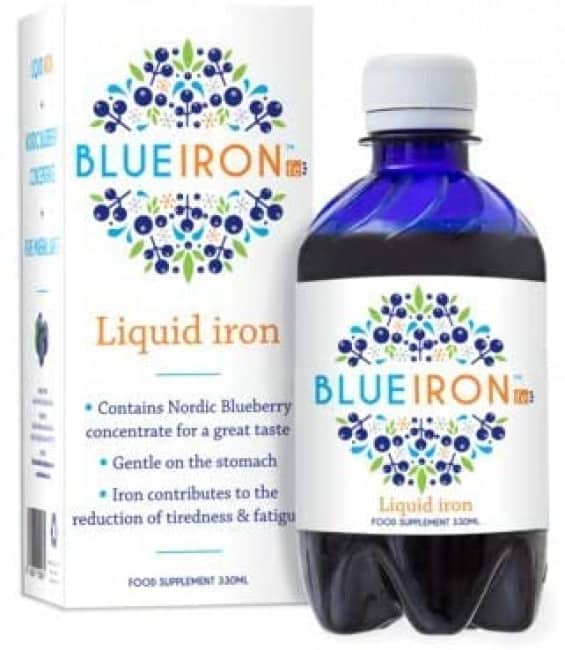 Blueiron Liquid Iron Supplement with Nordic Blueberries