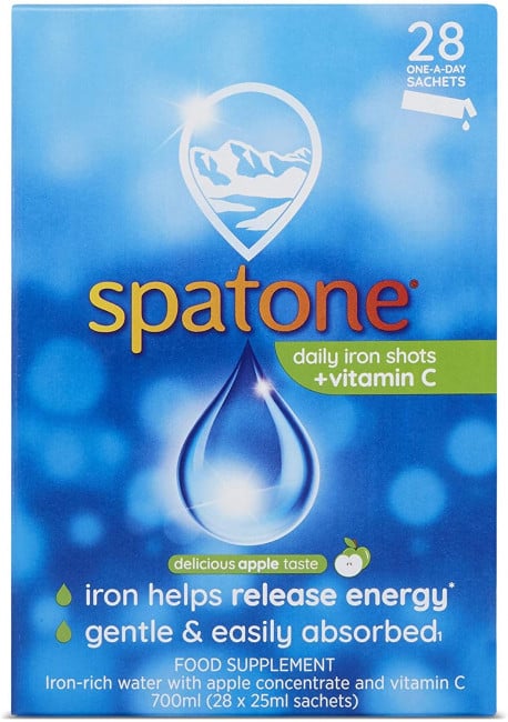 Spatone Liquid Iron Supplement Apple Flavour, 28x25ml (Packaging May Vary) 