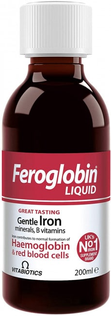  Vitabiotics Feroglobin Liquid - 200 ml 