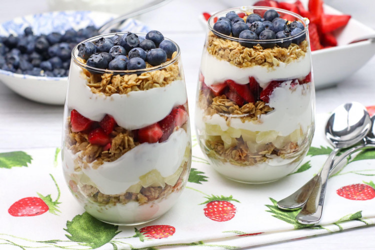 Fruit and Yoghurt Parfait