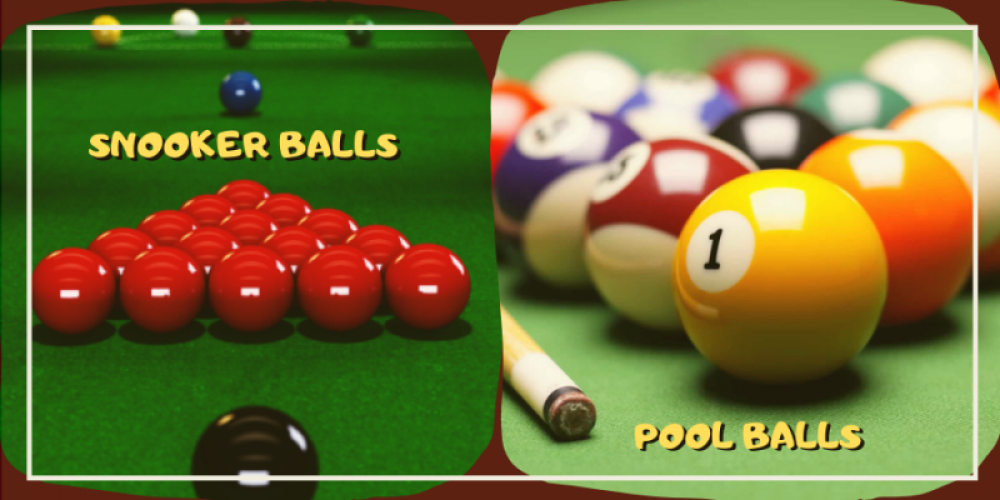 snooker and pool balls